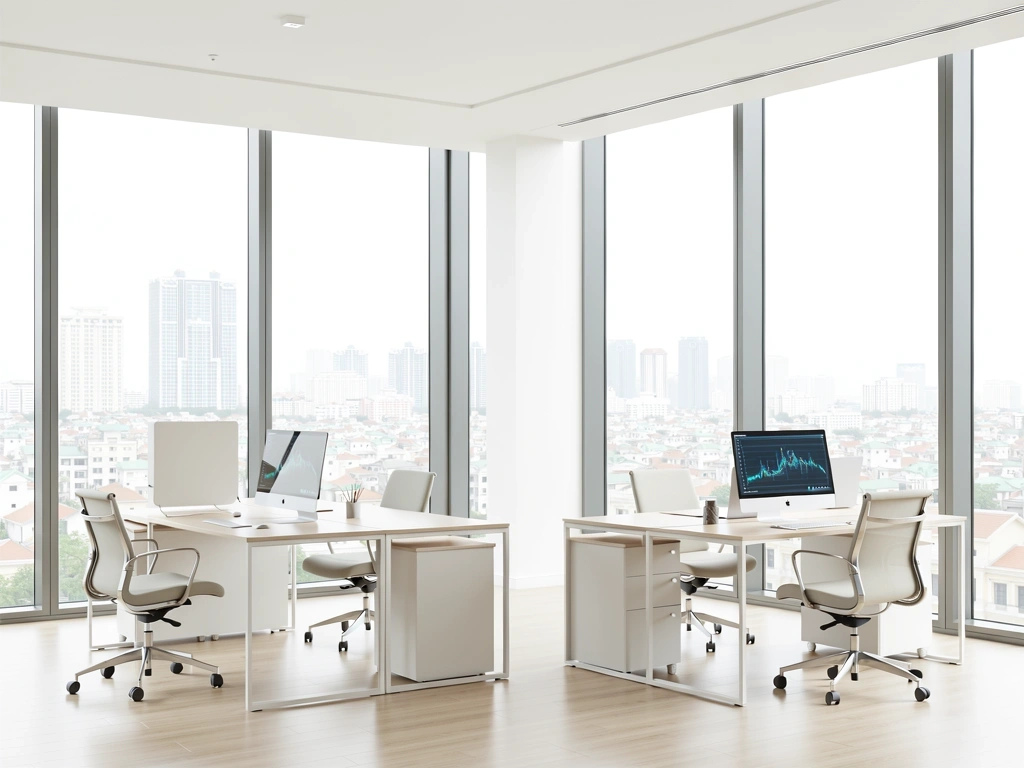 Laboratory workspace interior
